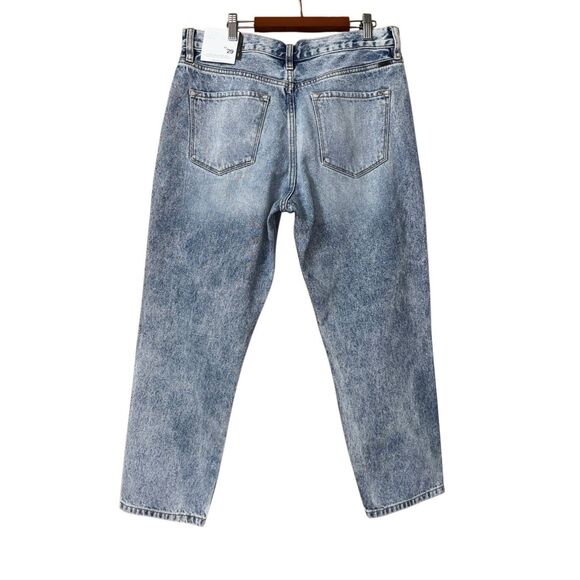 Kancan high waisted relaxed thigh tapered leg mom jeans distressed size 11 new - Picture 2 of 14
